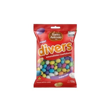 AMENDOIM SANTO ANTÔNIO DIVERS COLORIDO 150G