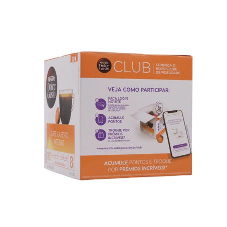 Cápsula Dolce Gusto Caseiro Intenso C/10 90g 360-11