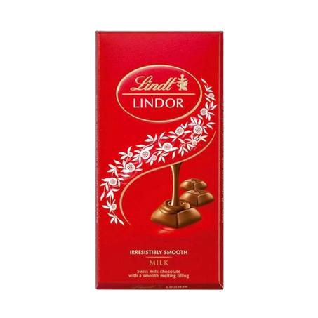 CHOCOLATE LINDT LINDOR SUICO AO LEITE 100G