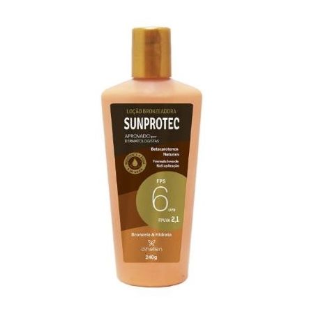 Loção bronzeador sunprotec di hellen 240g
