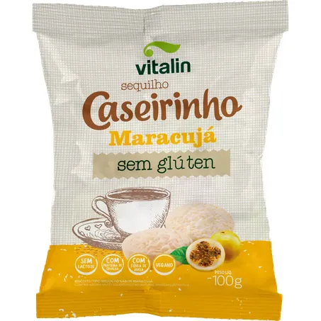 BISCOITO VITALIN 100G SEQ. MARACUJA