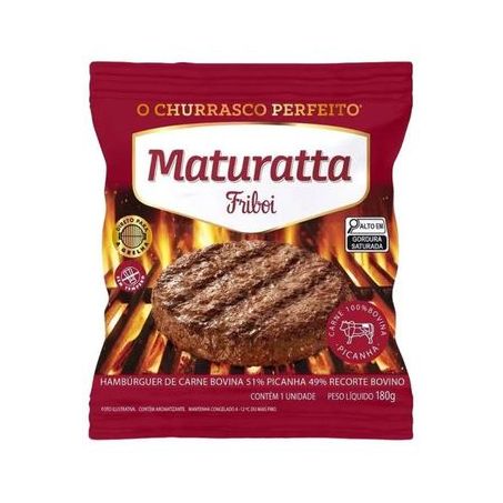 Hamburguer friboi 180g maturatta bov/picanha