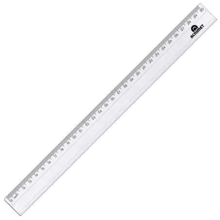 Esc regua dello poliestireno cristal 30cm