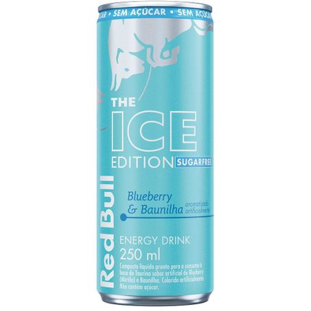 Energético Red Bull Sugar Free Blueberry e Baunilha 250ml