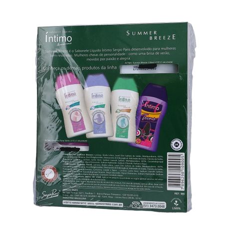 Sabonete intimo sergio paris s.brezz.kit 360-19