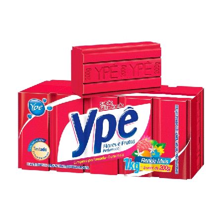 Sabao ype flores fr/verm c/5 800g