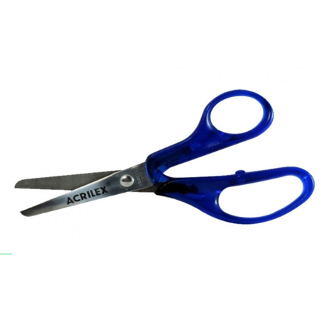 TESOURA ESCOLAR CORES VARIADAS ACRILEX