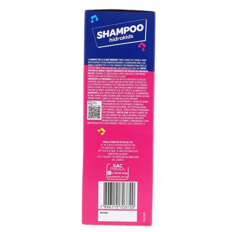 Kit Tra La La Kids Hidrakids Shampoo Condicionador Kit 1UN 360-3