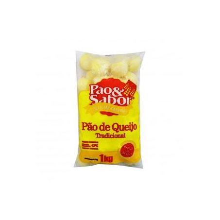 Pão de queijo tradicional pão e sabor 1kg