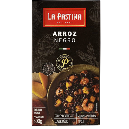 ARROZ LA PASTINA NEGRO 500G