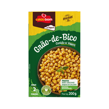 GRÃO DE BICO A VAPOR CALDO BOM 200G