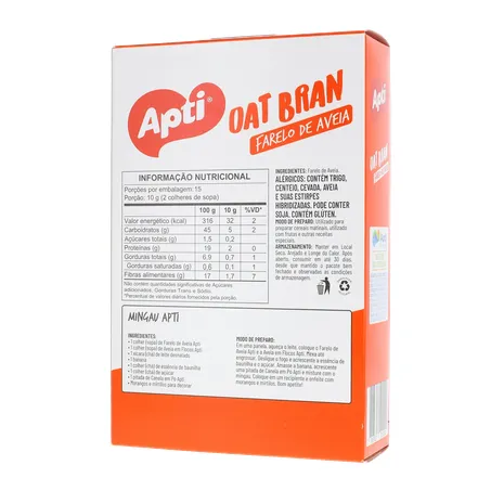 Farelo Aveia Apti 150g Oat Bran  360-20