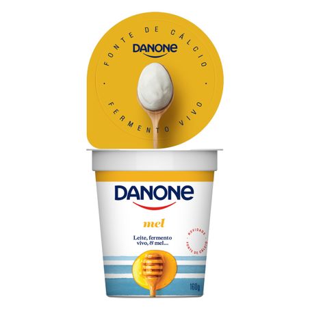 IOGURTE DANONE NATURAL C/MEL 160G