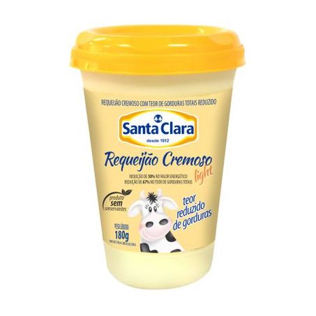 REQUEIJÃO SANTA CLARA LIGHT POTE 180G