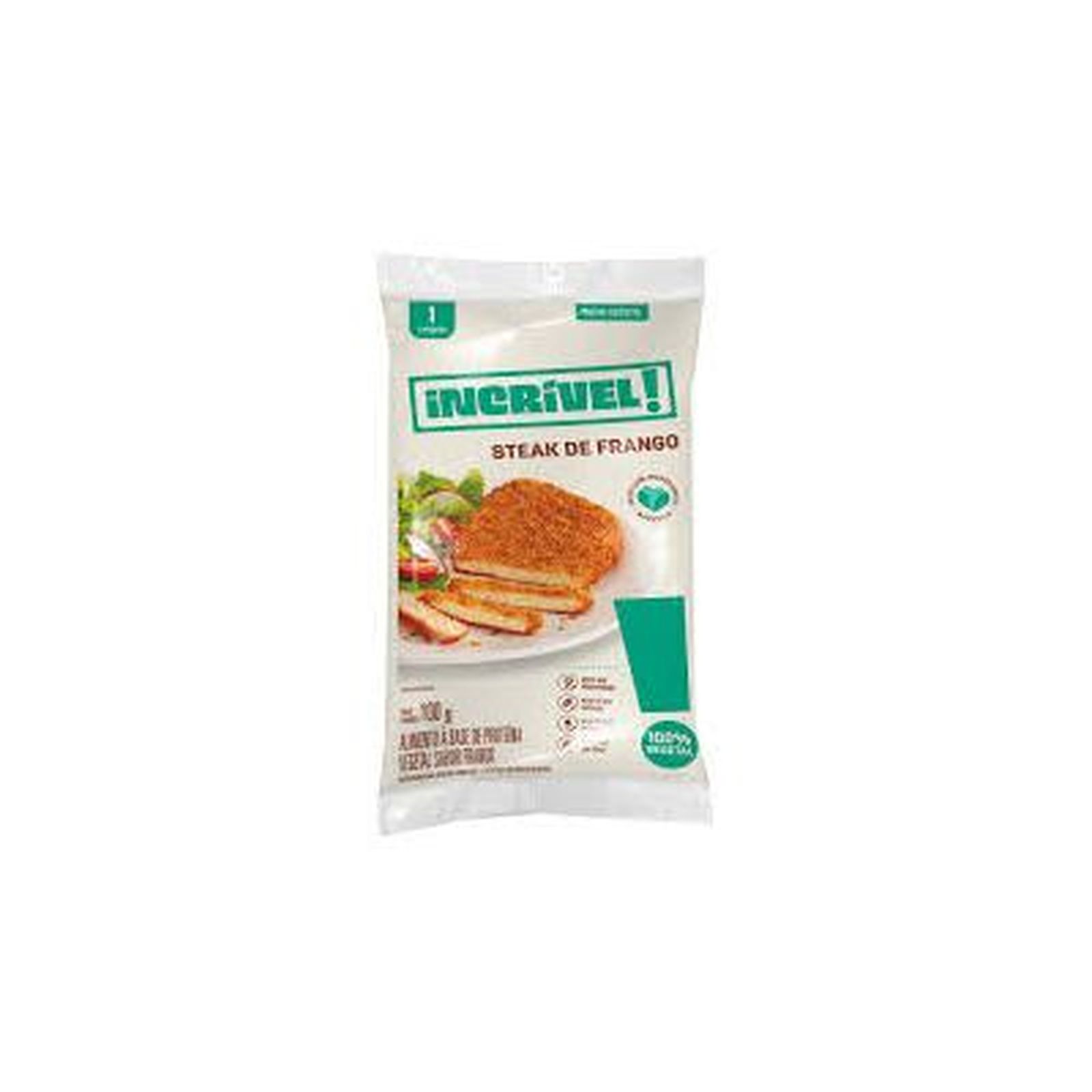 Empanado Incrível Steak Frango Vegetal 100g | B2B Viezzer
