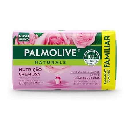 Sabonete palmolive nutrição cremosa tamanho familiar pacote 150g