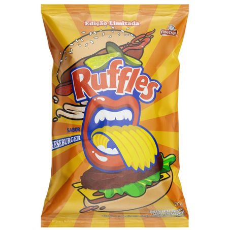 Elma chips ruffles 70g cheesburger
