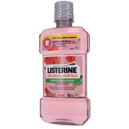 Antisséptico Bucal Listerine melancia e hortelã 500ml 360-2