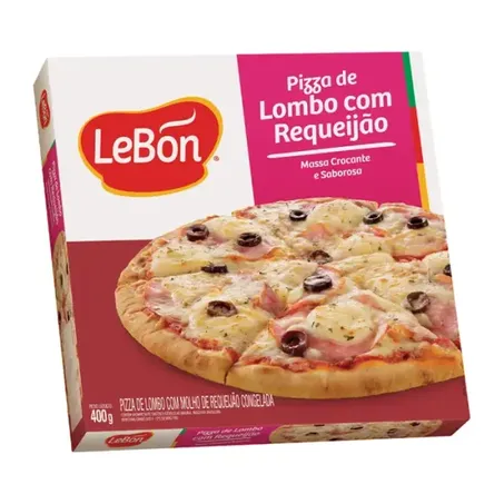 Pizza lebon lombo c/requeijao 400g