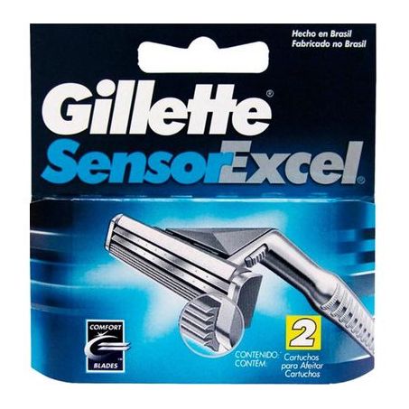 Cartuchos gillette sensor c/2un
