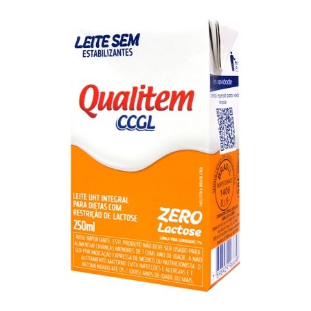 LEITE CCGL QUALITEM ZERO LACTOSE 250 ML           