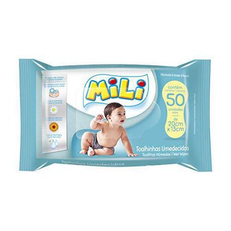 Toalhinhas umed mili 50un