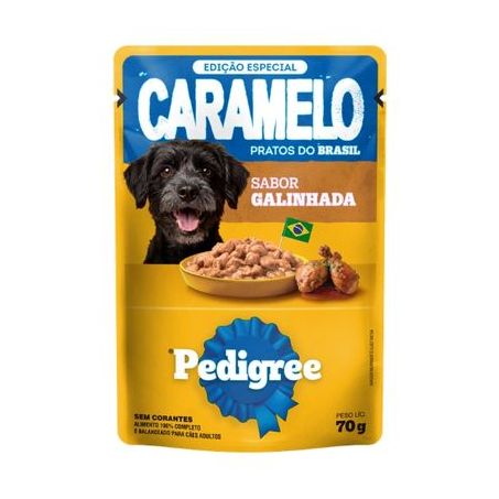 Alimento para Cães Adultos Galinhada Pedigree Pratos do Brasil Sachê 70g