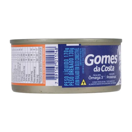Atum Ralado Gomes Da Costa Óleo 170g 360-28