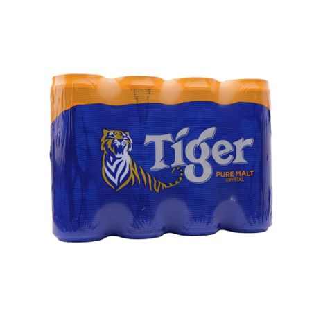 Cerveja Tiger Puro Malte Crystal Lata 350ml - Pacote com 12un - 4.2lt 360-28