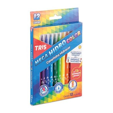 CANETA HIDROG MEGA HIDRO COLOR SUMMIT C/12