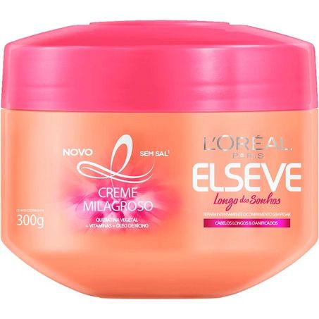 CREME DE  TRATAMENTO ELSEVE 300G LONGO DOS SONHOS