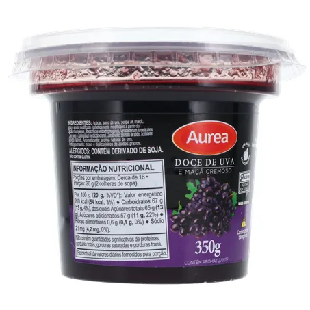 DOCE DE FRUTAS AUREA UVA E MAÇA 350G 360-33