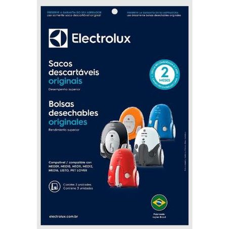 Saco P/Aspirador Electrolux C/3 Neo - Sbene