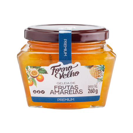 Geleia Forno Velho Gourmet Frutas Amarelas 260g