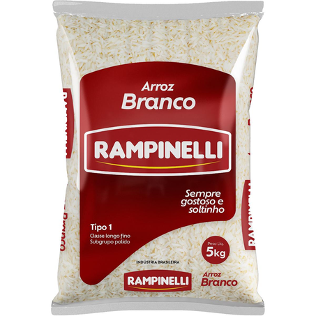 Arroz Rampinelli 5kg - Branco