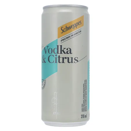 Bebida Mista Alcoólica Schweppes Vodka & Citrus Premium Lata 310ml 360-2