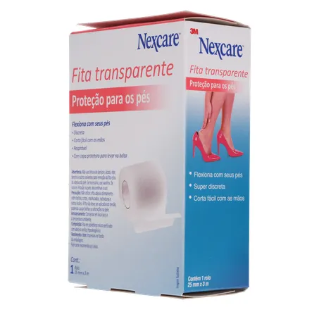 Fita adesiva protetora de pés 3m transpa 360-23