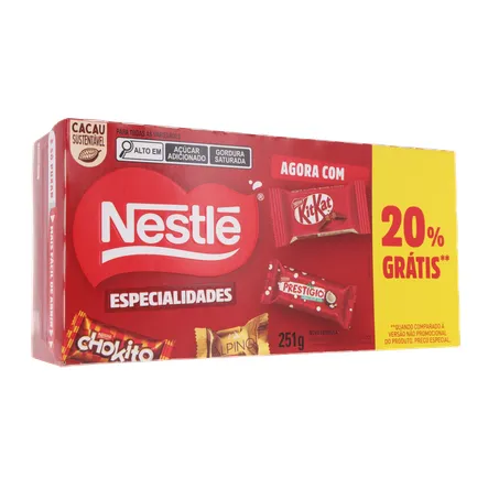 Bombom Nestle Especialidades 20  Desconto 251g 360-33