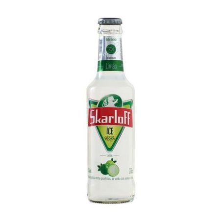 Bebida Ice Skarloff Vodka Limão 275ML