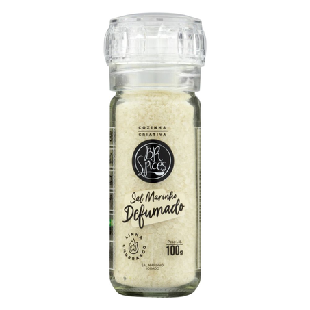 Sal Br Spices Marinho Defumado Com Moe Frasco com 100G Def