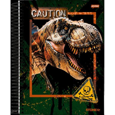 CADERNO ESPIRAL GRANDE CAPA DURA JANDAIA STONE SORTIDO 1 MATÉRIA C/80 FOLHAS