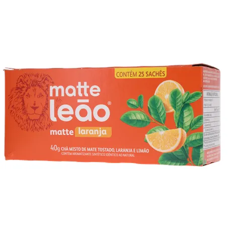 Chá Leão Matte Laranja C/25 Sachês 360-20