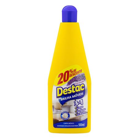 BRILHA-MÓVEIS LAVANDA DESTAC 500ML