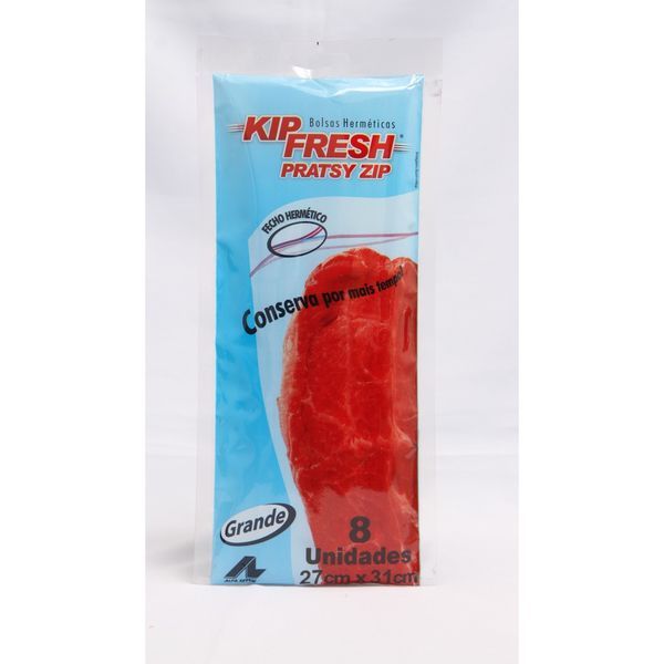 Sacos P/freezer Pratsy Zip 27x31 C/8 | Seu supermercado