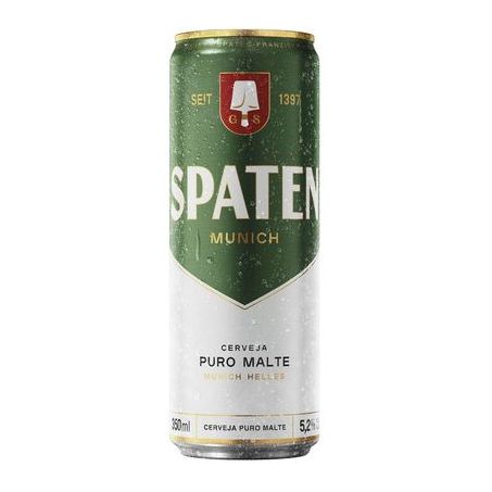 Cerveja Puro Malte Spaten Munich Helles Puro Malte Lata 350ml