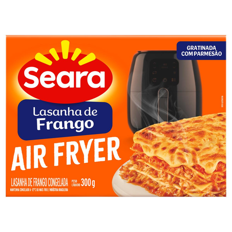 Lasanha Seara 300g - Frango - Air Fryer