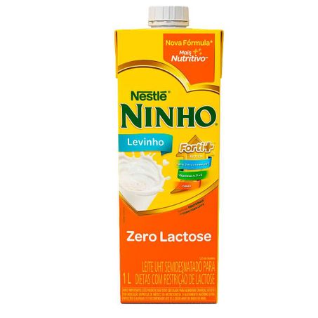 LEITE UHT SEMIDESNATADO ZERO LACTOSE NESTLÉ NINHO LEVINHO FORTI+