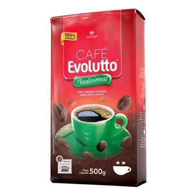 Café moído tradicional vácuo evolutto 500g
