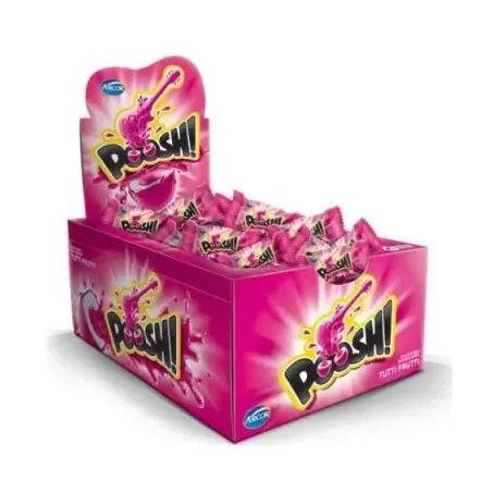 Chiclete Poosh Tutti Frutti Caixa 40 Unidades 