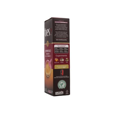 Cápsula 3 Corações Espresso Vibrant C/10 80g 360-11